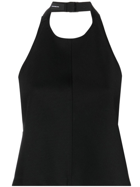  Wardrobe.nyc Halterneck Wool Top - Black 