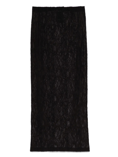  Wardrobe.nyc Lace Midi Skirt - Black 