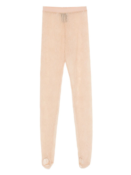  Wardrobe.nyc Lace Stirrup Leggings - Neutrals 
