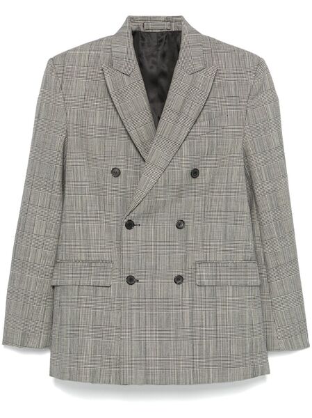  Wardrobe.nyc Prince Of Wales-check Blazer - Neutrals 