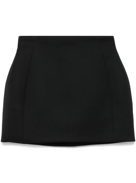  Wardrobe.nyc Sculpted Mini Skirt - Black 