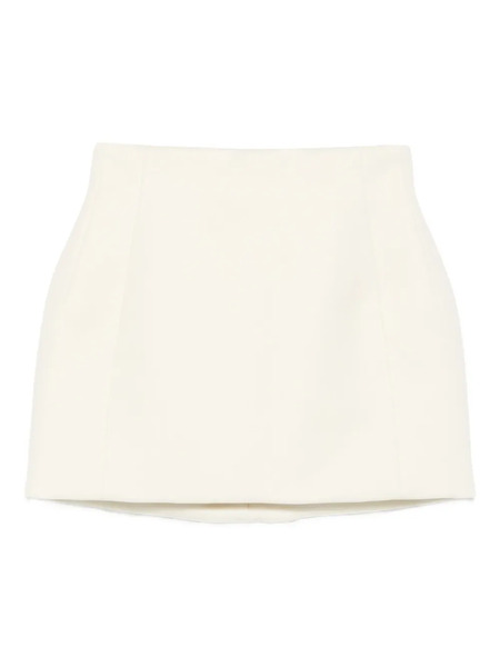  Wardrobe.nyc Sculpted Mini Skirt - White 