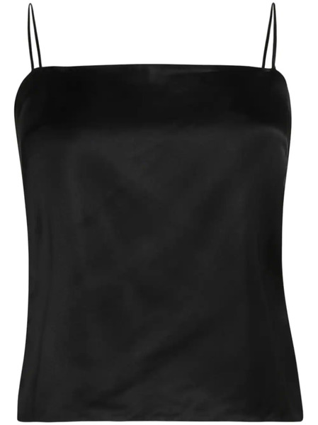  Wardrobe.nyc Sleeveless Satin Top - Black 