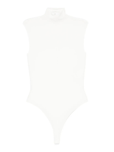  Wardrobe.nyc X Rhw High-neck Sleeveless Bodysuit - White 