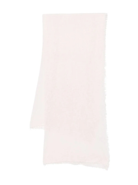  Warm-me Frayed-edge Cashmere Scarf - Pink 