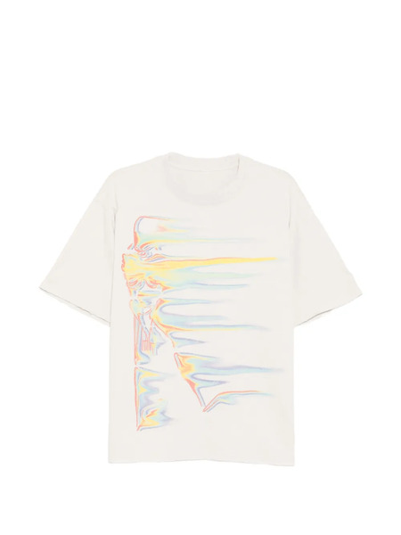  Warman Cotton Printed T-shirt - Neutrals 