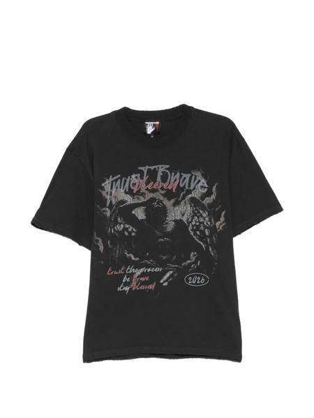  Warman Graphic Print T-shirt - Grey 