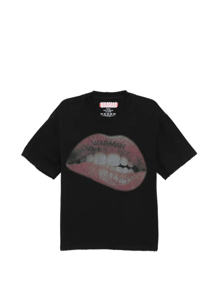  Warman Graphic Printed T-shirt - Black 