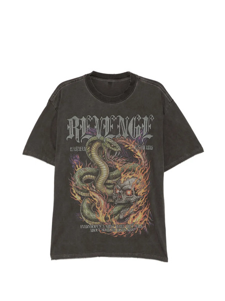  Warman Snake Graphic T-shirt - Grey 