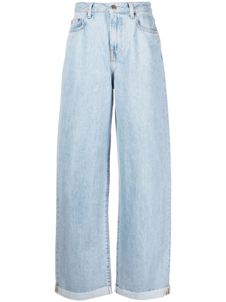  Washington Dee Cee High-waist Wide-leg Jeans - Blue 