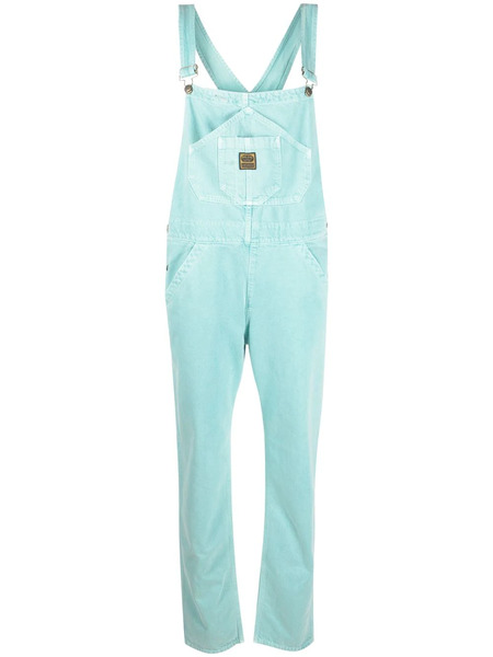  Washington Dee Cee Logo Patch Organic Cotton Dungarees - Green 