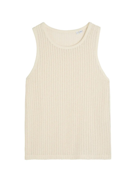  Wax London Knitted Vest - Neutrals 
