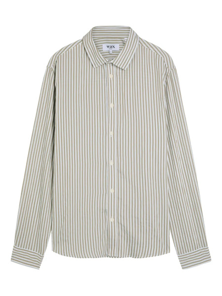  Wax London Striped Shirt - Neutrals 