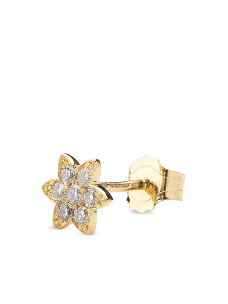  We By Whitebird 18k Yellow Gold Flower Diamond Earring 