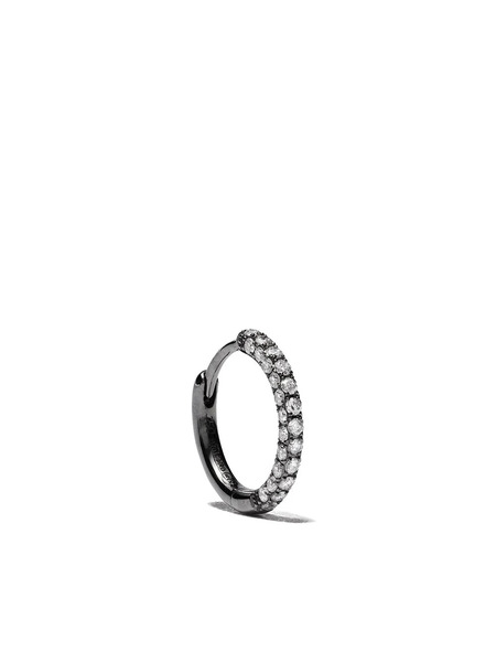  We By Whitebird 18kt Black Gold Giulia Diamond Single Hoop 
