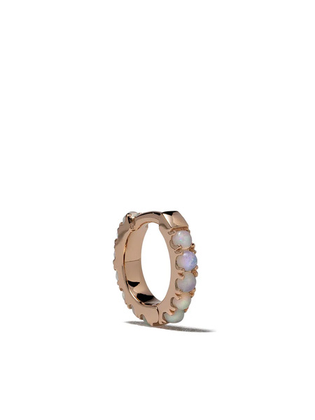  We By Whitebird 18kt Rose Gold Opal Ismène Hoop Single Earring - Pink 