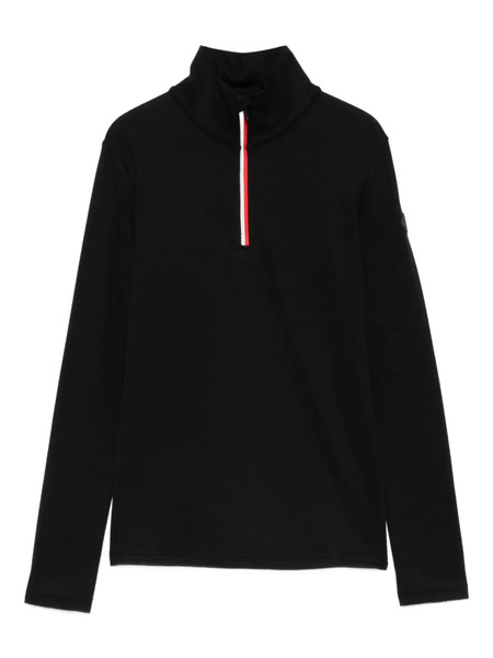  We Norwegians Zipup High Neck Bibi Performance Top - Black 
