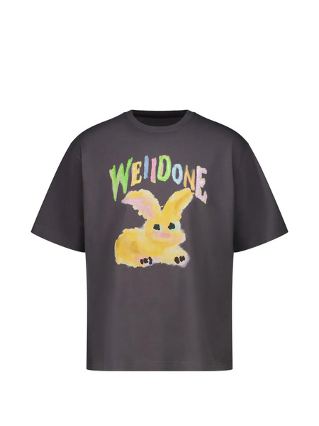  We11done Bunny Crew-neck T-shirt - Grey 