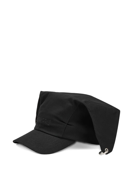  We11done Eyelet Cotton Baseball Cap - Black 
