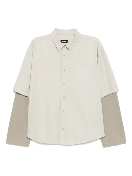  We11done Layered Shirt - Grey 
