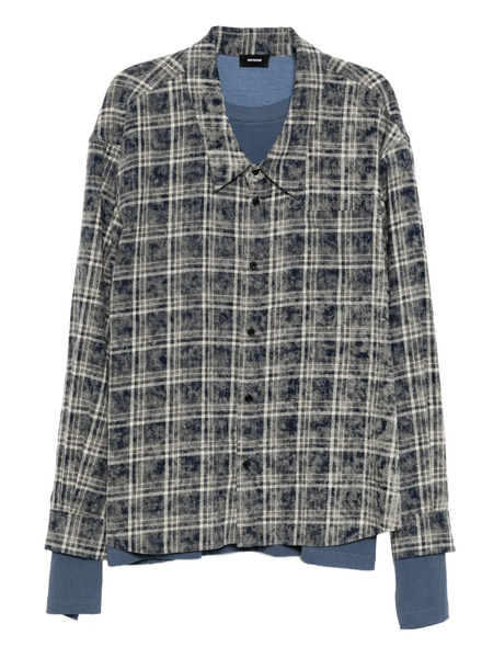  We11done Layered T-shirt - Brown 