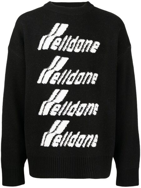  We11done Logo-embroidered Jumper - Black 