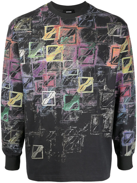  We11done Logo-print Cotton Sweatshirt - Multicolour 