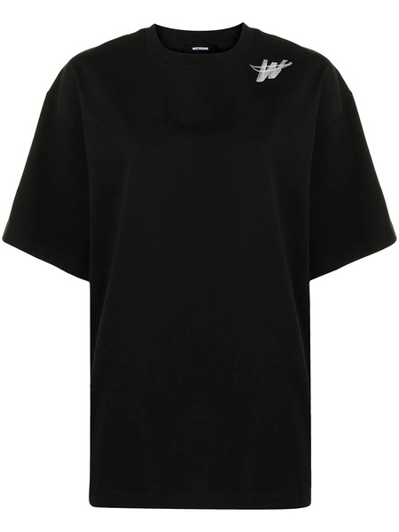  We11done Logo-print Oversized T-shirt - Black 