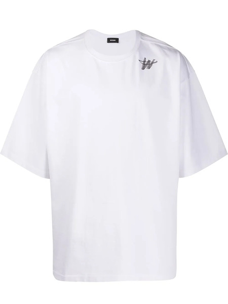  We11done Logo-print Oversized T-shirt - White 