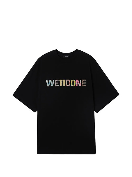  We11done Logo-print T-shirt - Black 