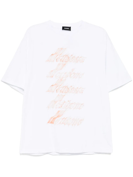  We11done Logo Print T-shirt - White 