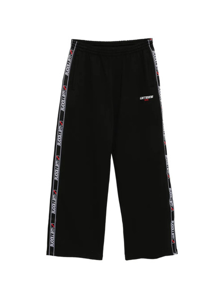  We11done Logo-tape Trousers - Black 