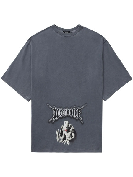  We11done Monster Graphic-print T-shirt - Blue 
