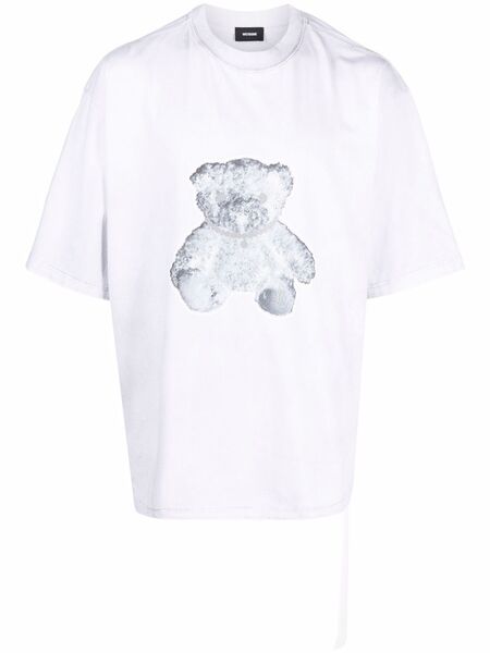  We11done Negative Teddy Print T-shirt - Grey 