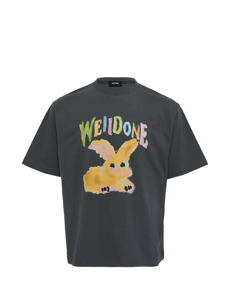  We11done Painted Rabbit T-shirt - Grey 
