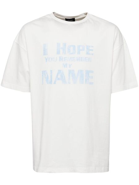  We11done Printed Short-sleeves T-shirt - White 