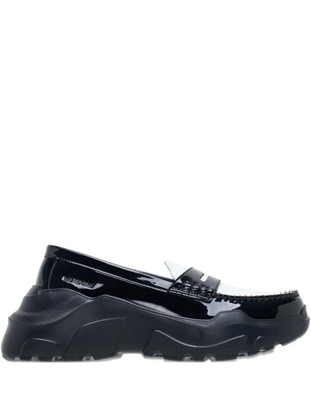  We11done Two-toned Platform Loafers - Black 