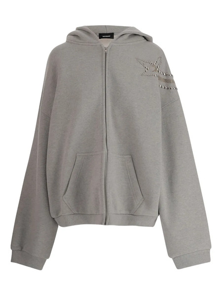  We11done Zip-up Hoodie - Grey 