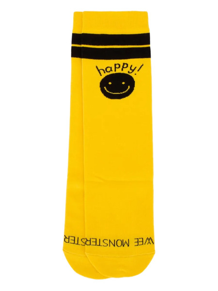  Wee Monster Happy Socks - Yellow 
