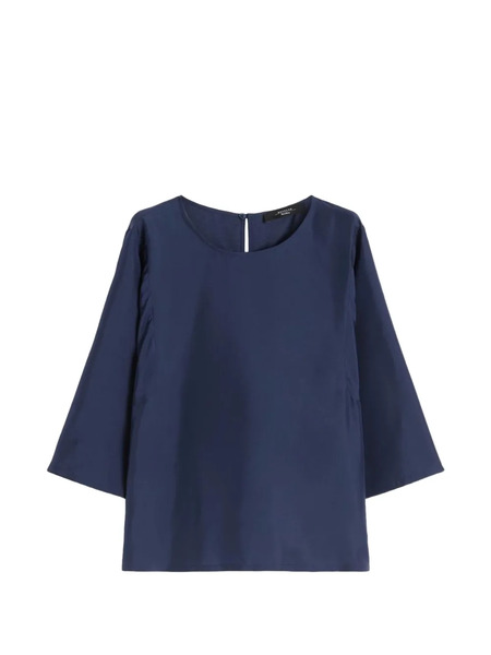  Weekend Max Mara Bat-sleeve Blouse - Blue 
