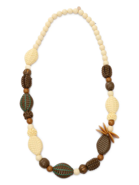  Weekend Max Mara Beaded-embellishment Necklace - Green 