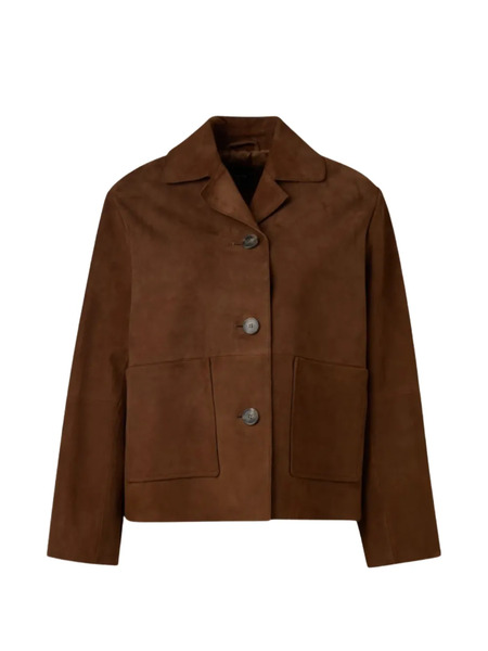  Weekend Max Mara Button Patch-pocket Jacket - Brown 