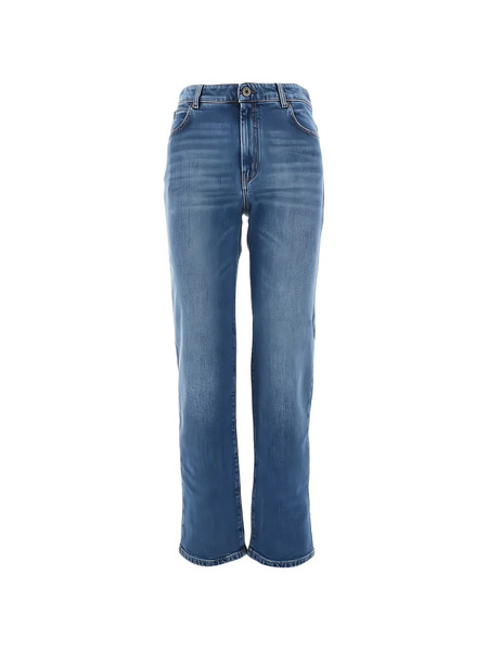  Weekend Max Mara Cotton Straight-leg Jeans - Blue 