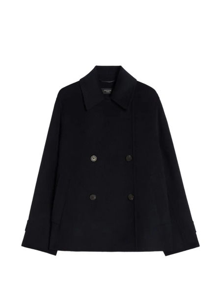  Weekend Max Mara Double-breasted Short Jacket - Blue 