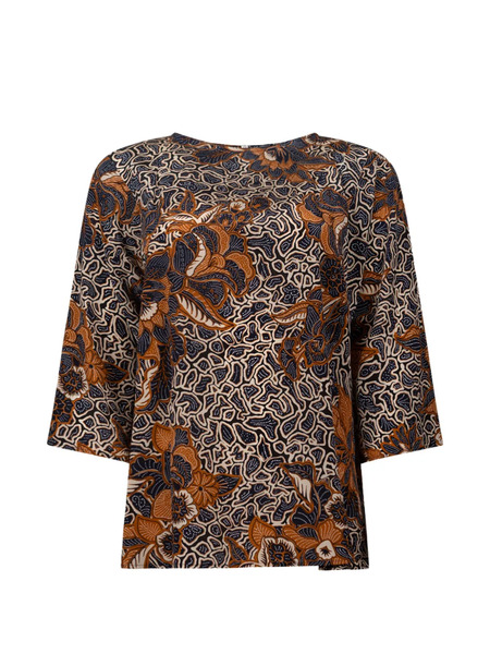  Weekend Max Mara Floral-print Shirt - Neutrals 