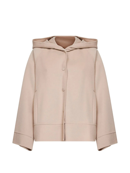  Weekend Max Mara Hooded Snap-button Peacoat - Neutrals 