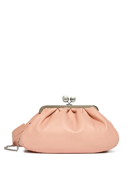  Weekend Max Mara Leather Clutch Bag - Pink 