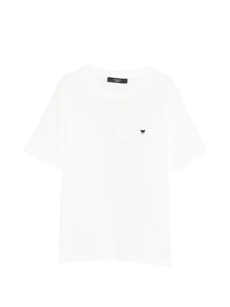  Weekend Max Mara Logo-detail T-shirt - White 
