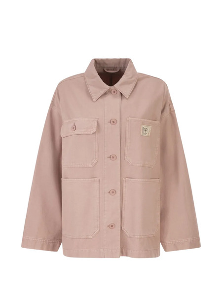  Weekend Max Mara Logo-patch Multi-pocket Jacket - Pink 
