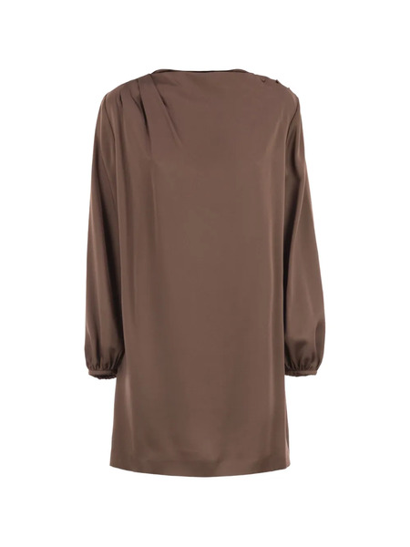  Weekend Max Mara Long-sleeve Mini Dress - Brown 